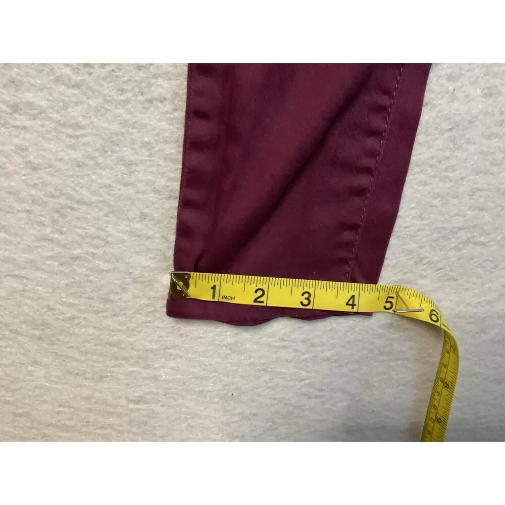 Celebrity Pink Silent Disco Jeans Womens 3 Burgundy Wine‎ Skinny Stretch Juniors